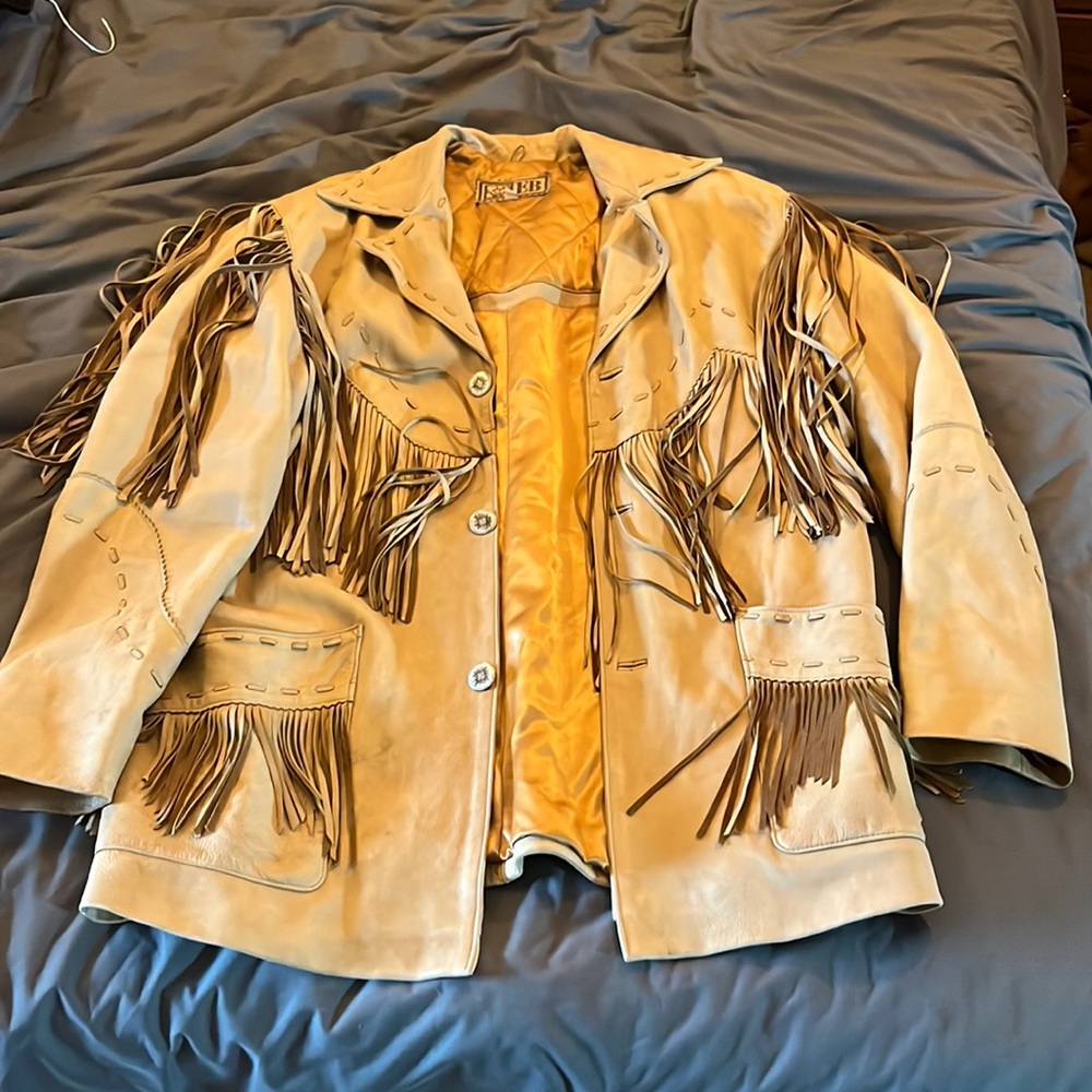 Genuine native-style leather jacket (vintage)
